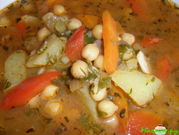 Похлебка с нутом (постная) Похлебка с нутом (постная)