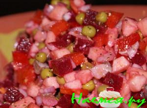 Лёгкий "винегрет" с селёдкой