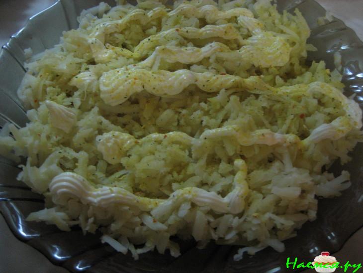 Салат с куриной грудкой и грибами "Сытный" Салат с куриной грудкой и грибами "Сытный"