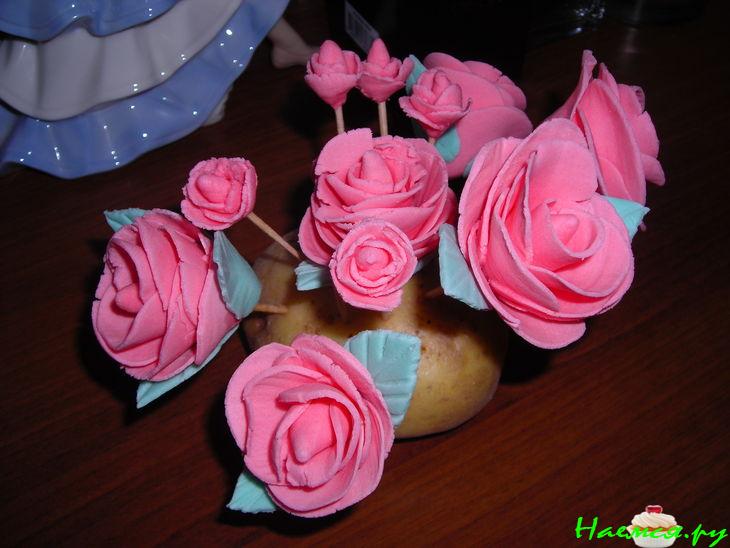 Торт бисквитный 'Розовая мечта'