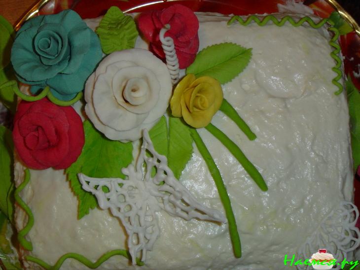 Торт "Цветы"