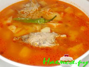 Острый чесночный супчик /вариант/