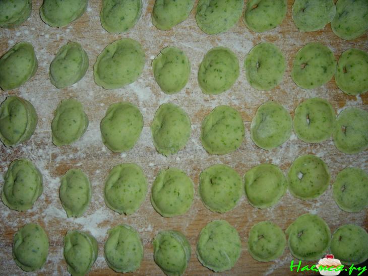 Зеленая паста