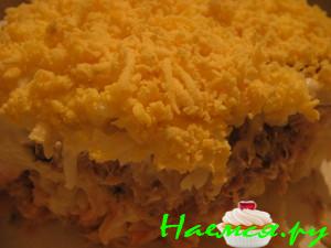 Салат 'Проще не бывает' рыбный