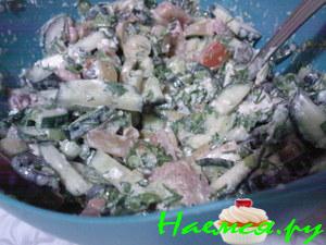 Салат "греческий" с брынзой