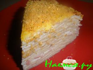 Венгерский блинный закусочный торт