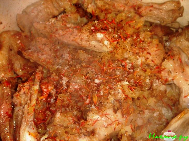 Бараньи ребрышки с фасолью