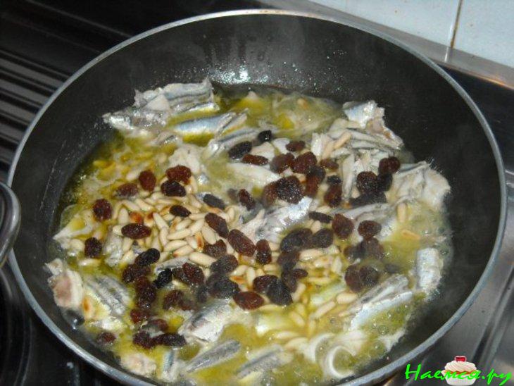 Pasta con aliciе "Паста с анчоусами"