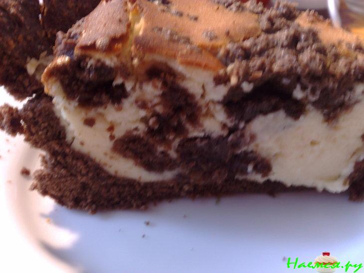 "Творожно-шоколадный торт"