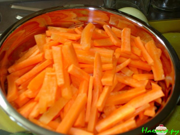 Телятина с лимонной морковью