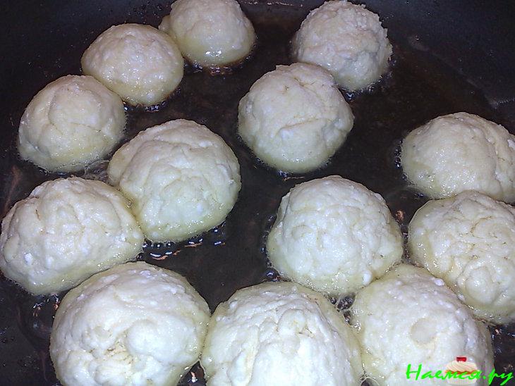 Творожные пончики к завтраку Творожные пончики к завтраку