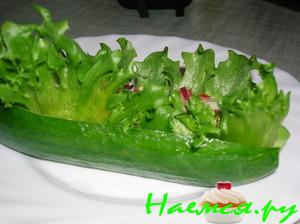 Огурчики фаршированные Огурчики фаршированные