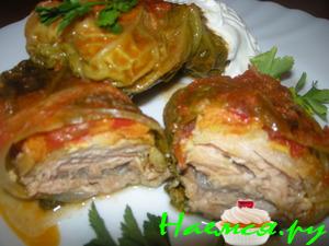 Голубцы с горбушей