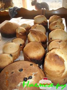 Пасхальный кулич (заварной), в нашем дружном исполнении