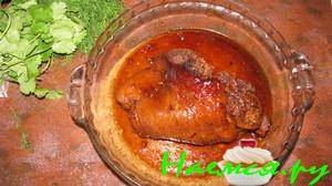 Свиная рулька в меду