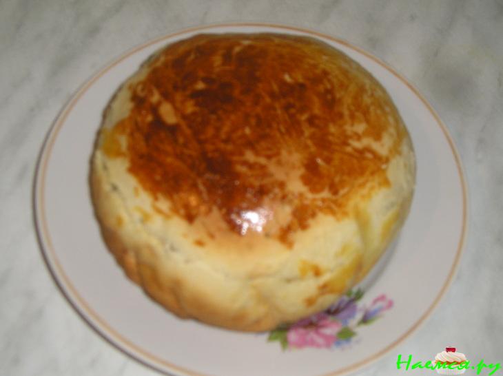 Кулич с инжиром, цукатами и изюмом