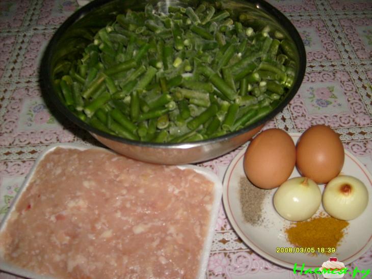 Лобио с говяжьим фаршем Лобио с говяжьим фаршем