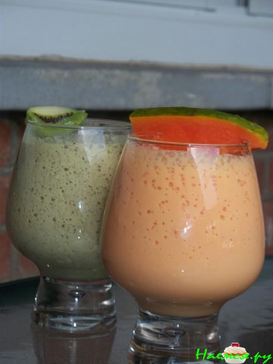 Коктейли фруктово-молочные 