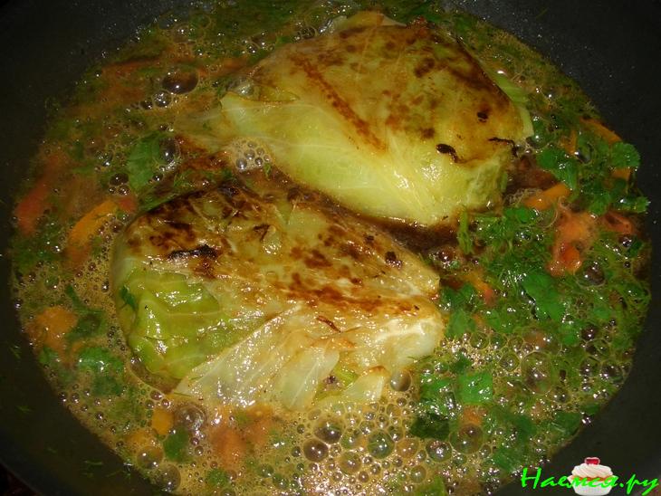 Пивные голубцы на косточке - Октоберфест