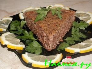 Пудинг из куриных сердечек Пудинг из куриных сердечек