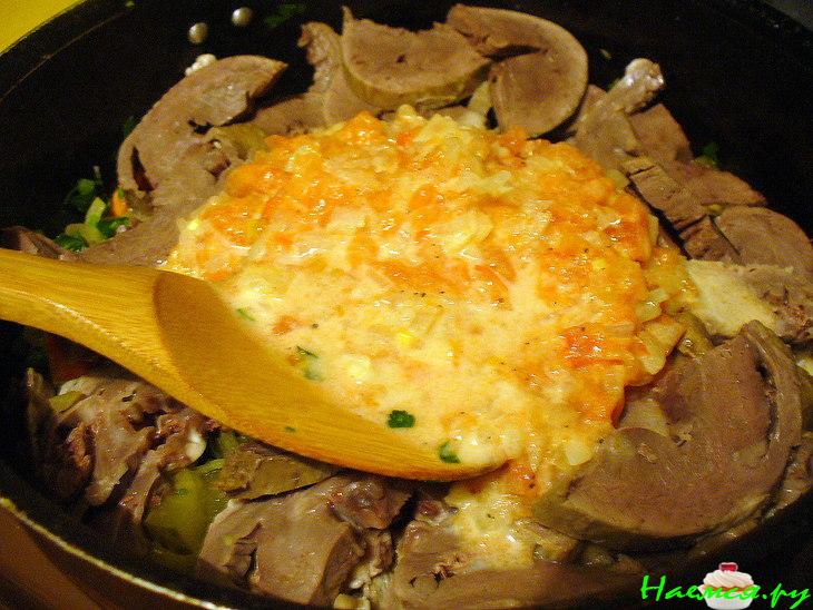 Тушеное сердце