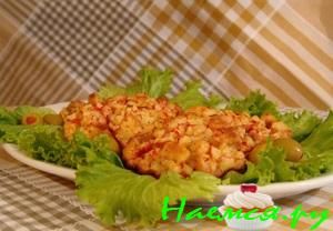 Крабовые котлетки с горчицей и лимоном Крабовые котлетки с горчицей и лимоном