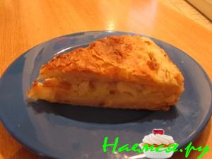 Рыбный пирог с картофелем и сыром