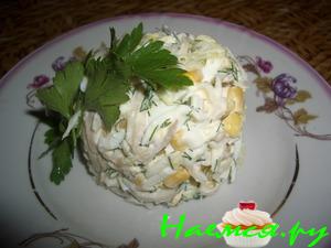 Салат из кальмар Салат из кальмар