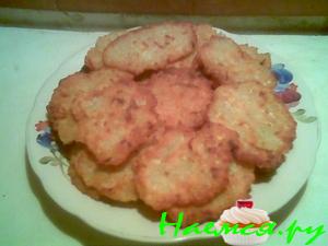 Блинчики из кабачков с манкой