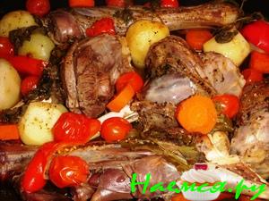 Ягнятина с овощами