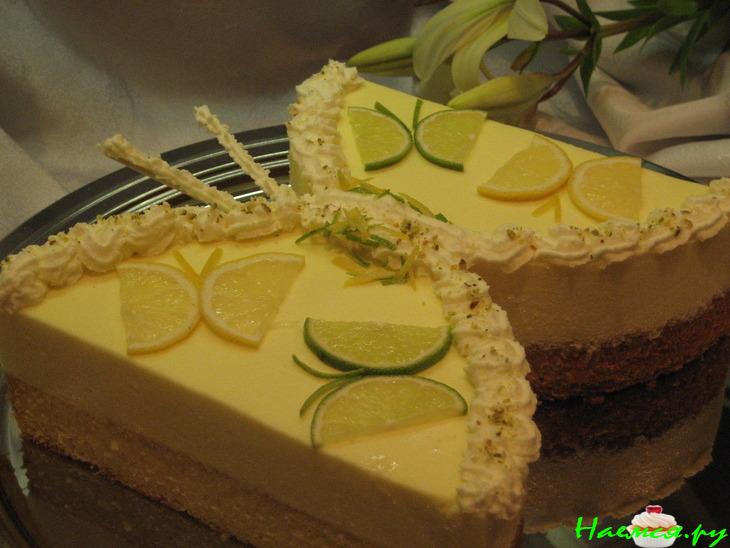 Торт 'Бабочка' с лимонным желе Торт 'Бабочка' с лимонным желе