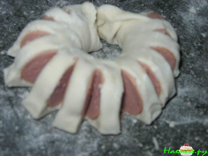 "Хризантема" из сосиски "Хризантема" из сосиски