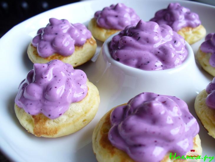 "Завтрак для любимого" или Poffertjes с черничным творогом