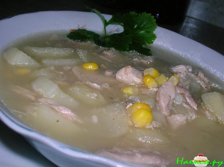 Куриный суп по-римски