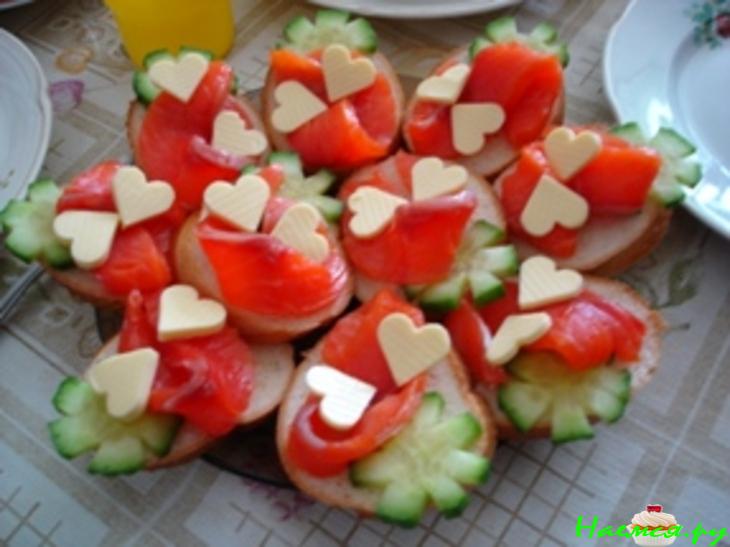 Бутерброды с рыбкой Бутерброды с рыбкой