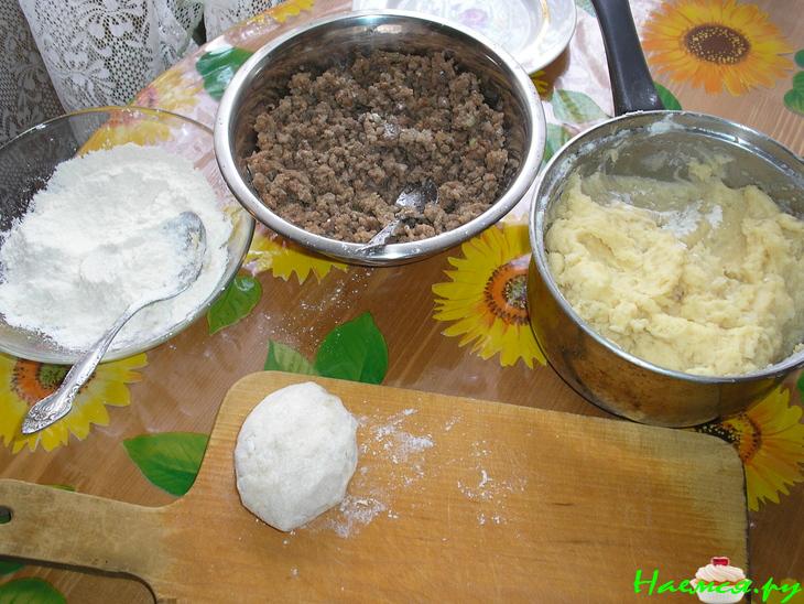 Зразы картофельные с мясом