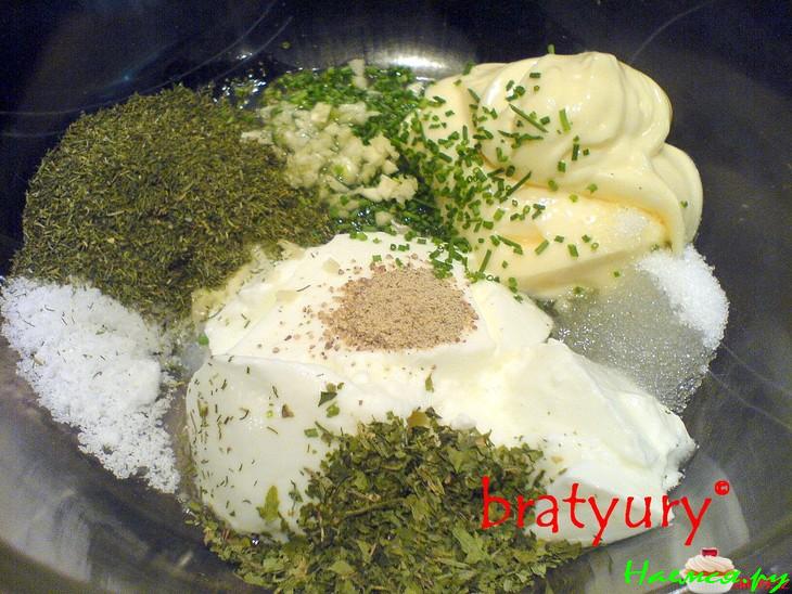 Ranch Dip. Дип "Ранч" к свежим овощам