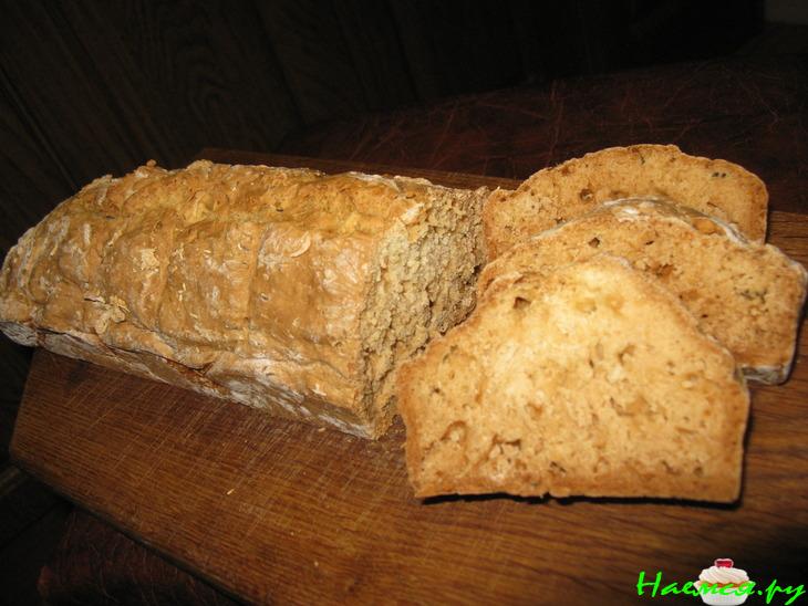 Хлеб на кефире, без дрожжей Хлеб на кефире, без дрожжей