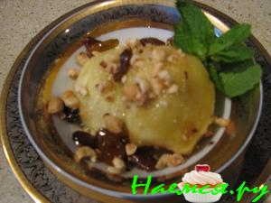 Яблоки запеченные с коньяком