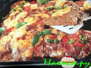 Мясной торт