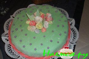 Торт "Дамский каприз" с творожно-сметанным кремом
