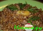 Вкусная гречневая каша с грибами 
