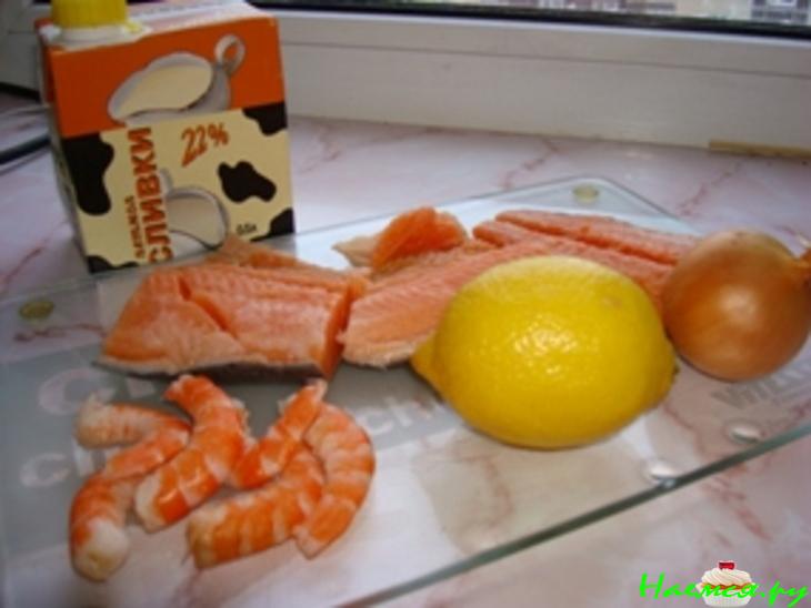 Форель в лимонных сливках