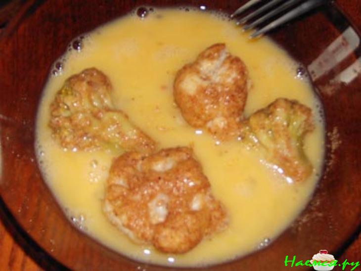 Брокколи, цветная капуста жаренные