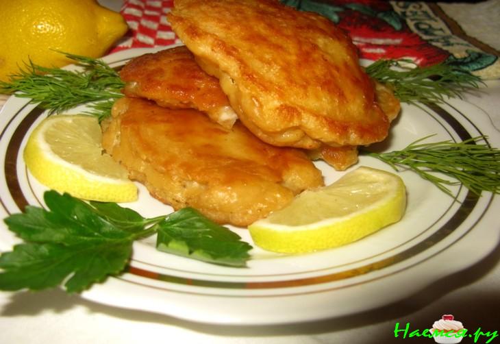 Морской язык в кляре с соевым соусом и сыром