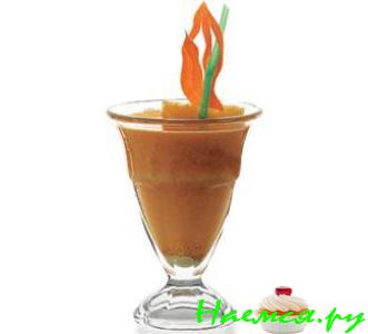 Витаминный коктейль из тыквы с апельсинами