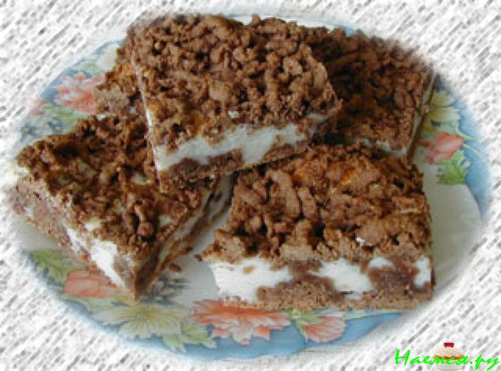 "Шоколадно-творожное безумие" или пирог 2  