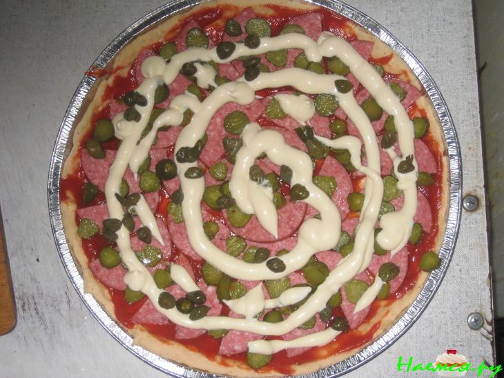 Пицца с каперсами и всем...всем...всем!!!