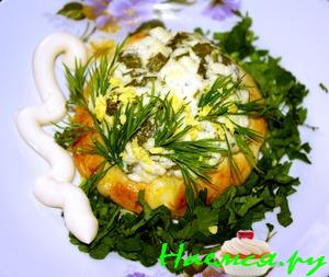 Весенние ватрушки с зеленью Весенние ватрушки с зеленью