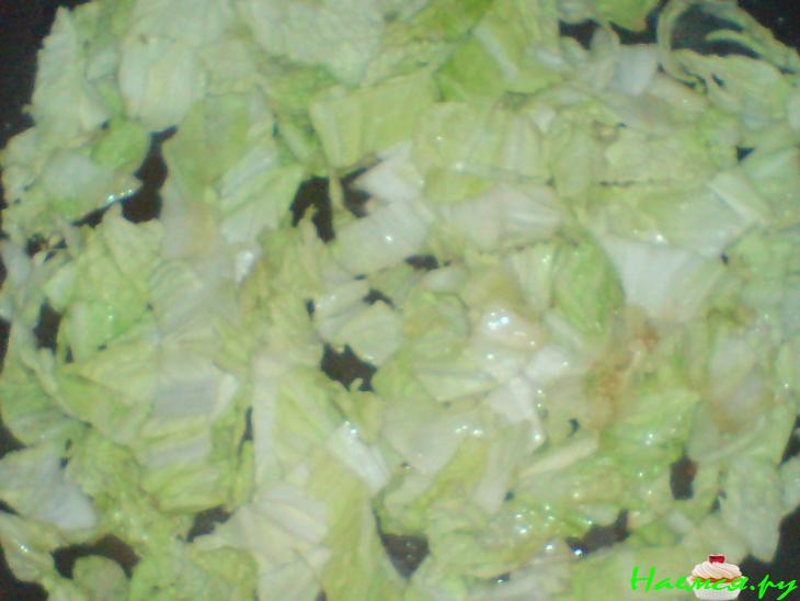 Спагетти с индейкой и перчиком